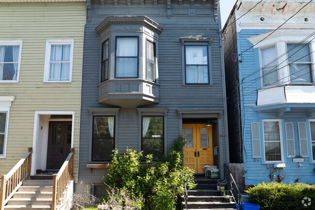 A well-kept townhouse in Albany's South End.