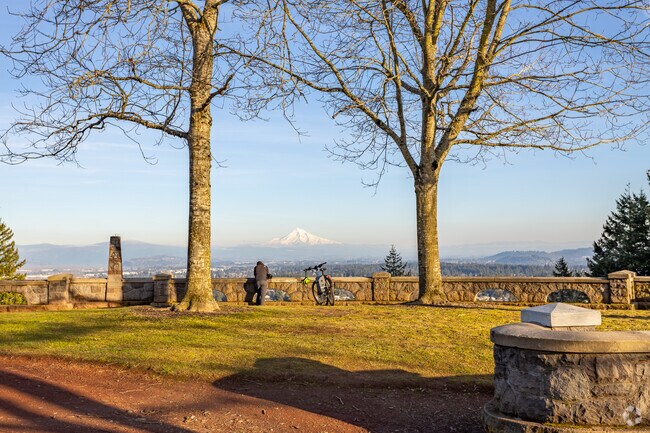Marvel at the panoramic views of Mt. Hood at Rocky Butte Peak in Madison South.