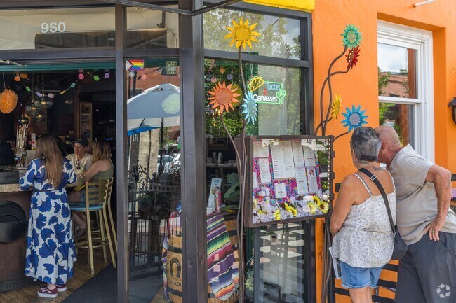 Visit Pearl Street in boulder, a quick drive from Crisman, for lots of dining options.