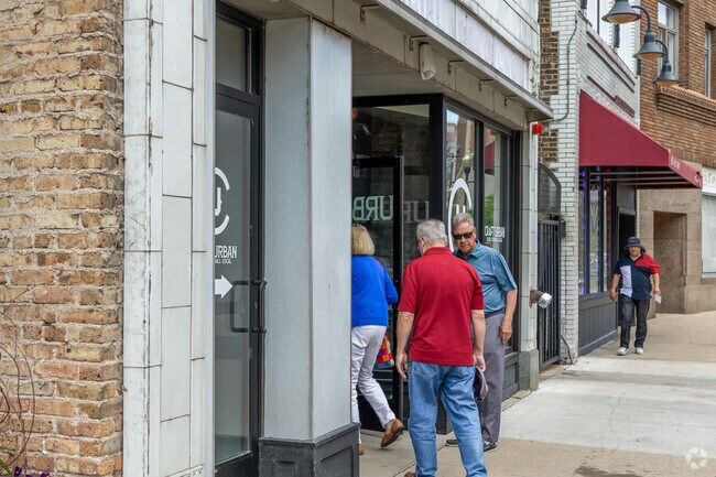 Shops and food can be found all around the Near West Galena in downtown.
