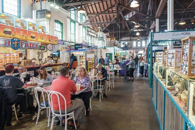 The Central Market is a popular lunchtime destination for many Northeast York residents.