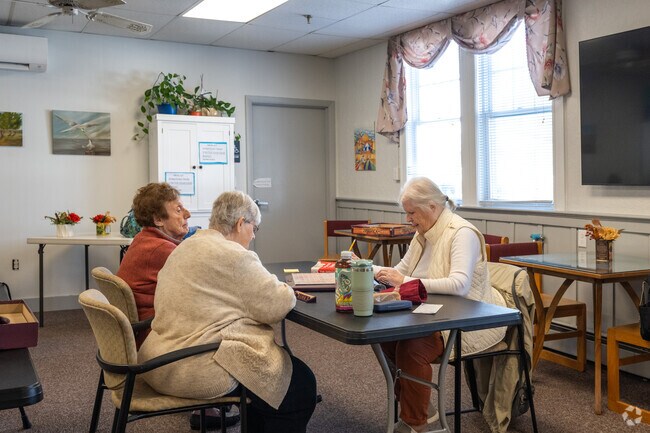 Waveland residents meet at the Council On Aging for a friendly game of Scrabble.
