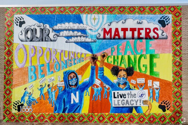 North Community High School celebrates a diverse and dynamic learning atmosphere.