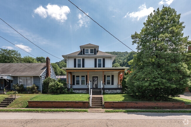 Some older homes in New Martinsville have had some modern upgrades to the exteriors.