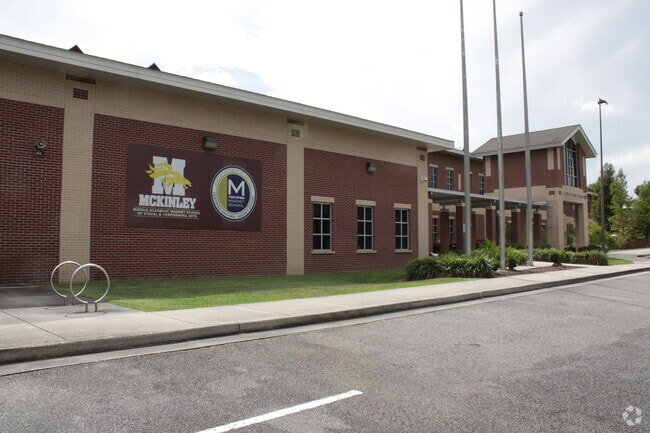 Boasting state-of-the-art theaters inside and out, McKinley Middle empowers students to explore the full spectrum of performance arts in inspiring, professional-grade spaces.