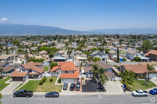 Elevated view of Northgate shows the residential layout of the neighborhood.