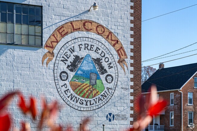 Welcome to New Freedom - a community that dates all the way to 1832.