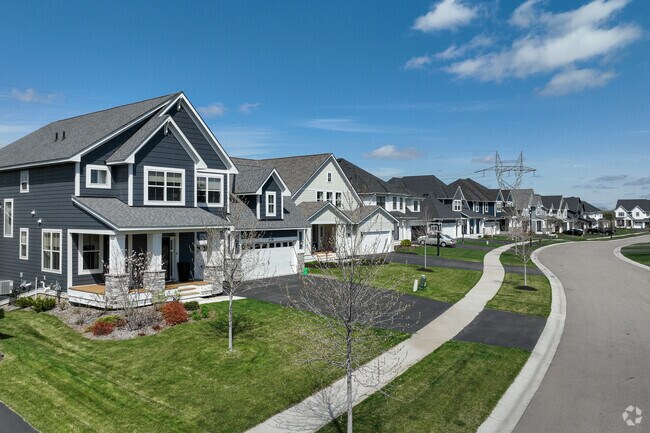 Homes with multi-car garages often line the streets of Woodbury.