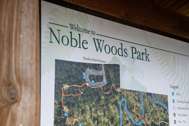 Noble Woods is A 40acre Nature Park in Hillsboro Oregon.