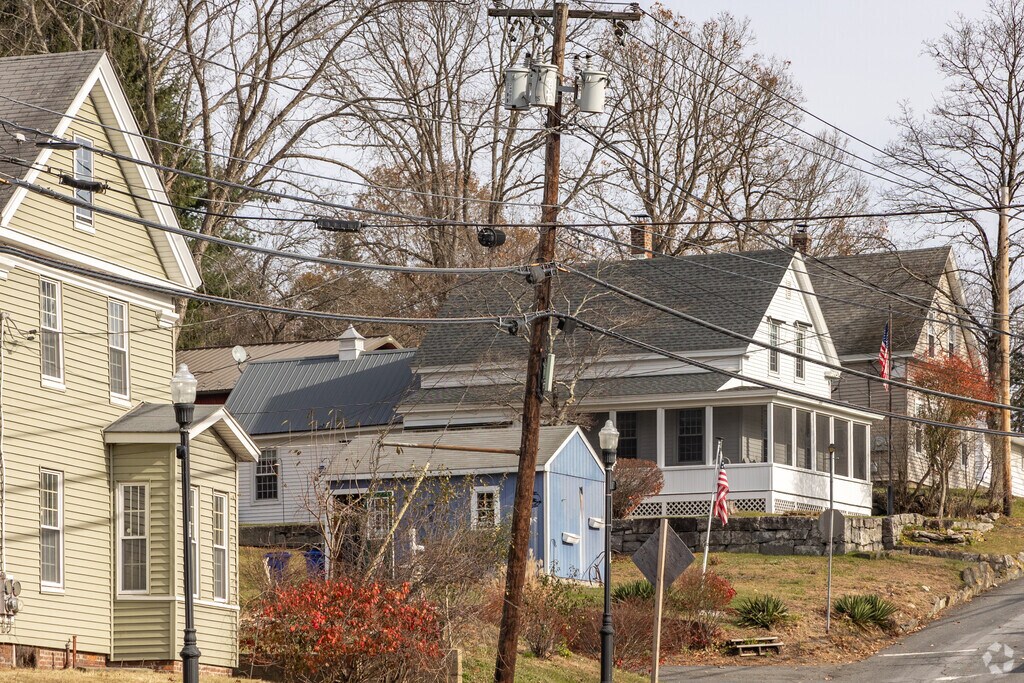 A row of homes in Warwick, MA.