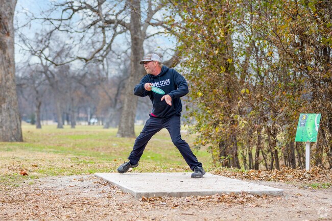 Haikey Creek Park is known for its disc golf course.