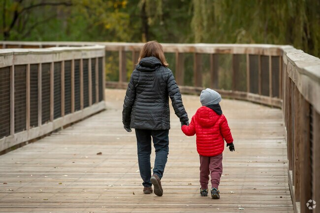 Discover the tranquil Nine Mile Creek Regional Trail, offering natural beauty, peace, and easy a