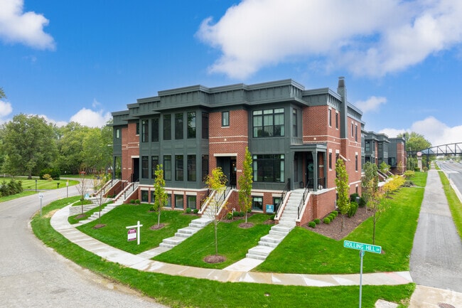 West Carmel features many newer townhomes and condos for home shoppers to consider.