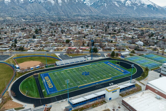 Orem High School serves the Hillcrest neighborhood.