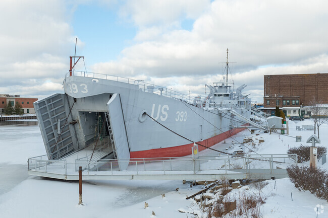 The USS LST is a historic warship turned museum in Muskegon.