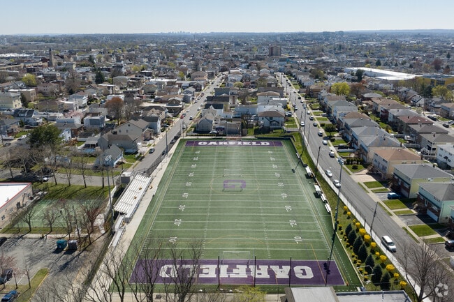 The football field at the 20th Century Field Complex in Garfield.