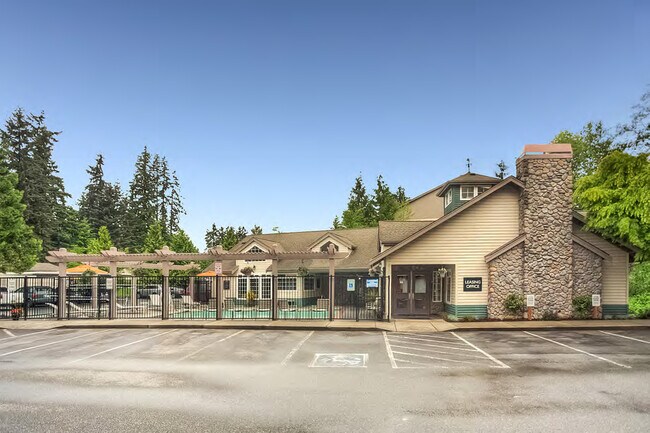 Mill Pointe Main Office and parking lot