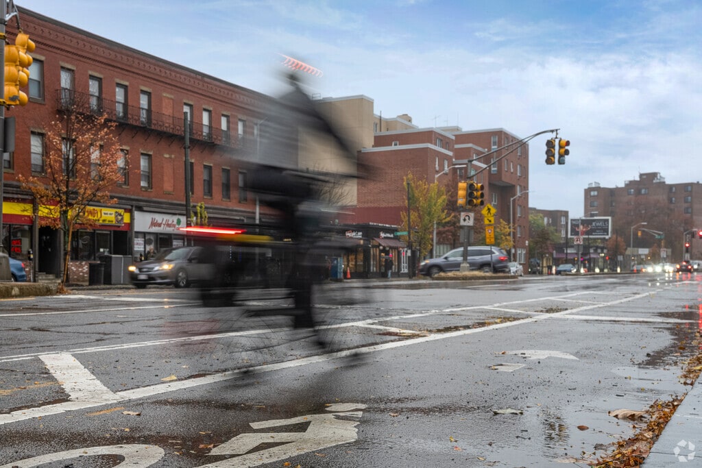 Many residents of Porter Square take advantage of the convenient location and bike to work.
