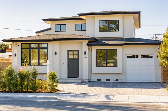 The Monta Loma neighborhood features stunning contemporary houses, among many other styles.