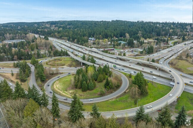 North Bellevue has access to I-405, the 520 freeway and I-90.