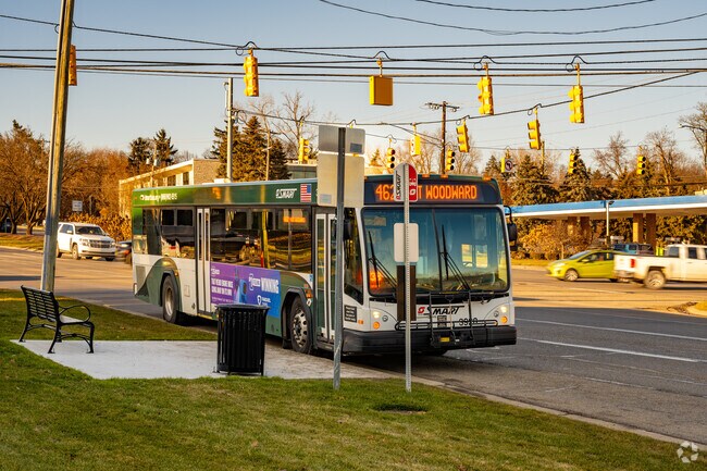 SMART bus service is available in Bloomfield Hills.