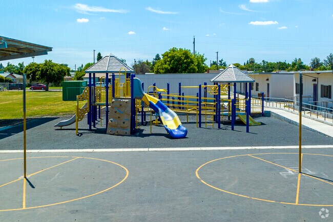 There are a variety of recess activities at Lincoln Elementary School in Sanger.