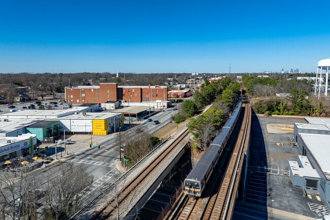Just a few miles south of Atlanta, Center Park residents can catch the MARTA train at the East Point station.