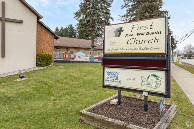 Baldwin Road Church Academy signage.