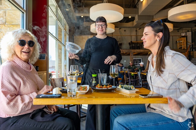 Residents of Brookwood enjoy the many restaurants serving amazing cuisine.