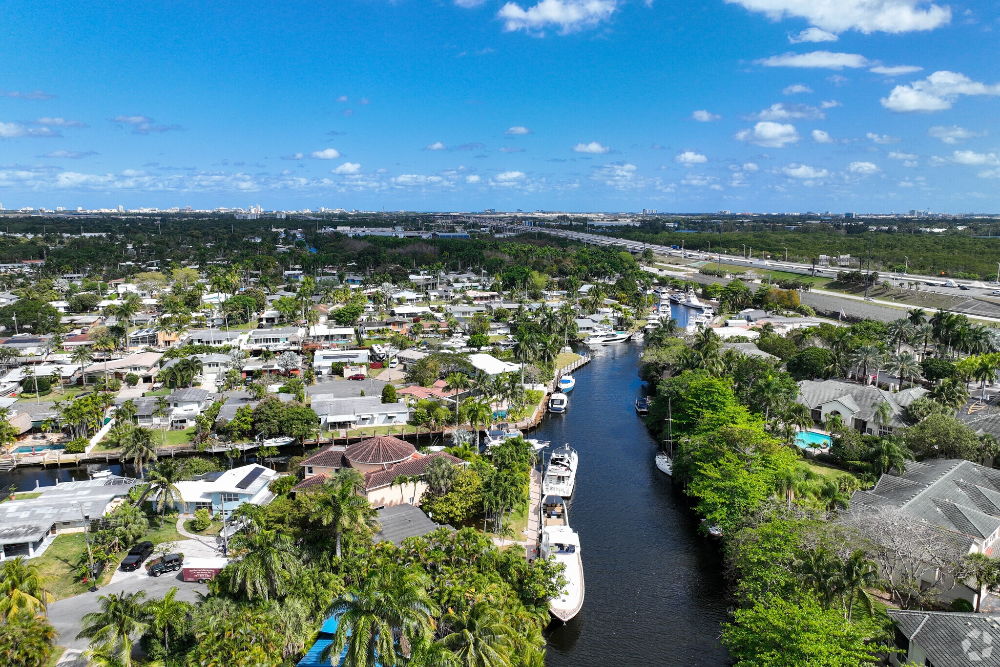 The waterways eventually lead to the ocean.