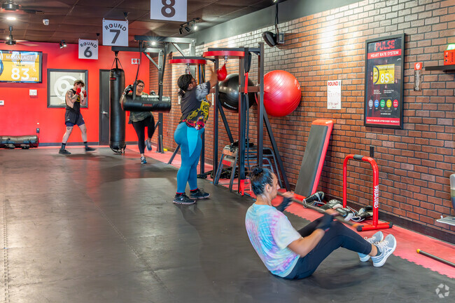 You can get a good workout in at the 9Round near Elmhurst.