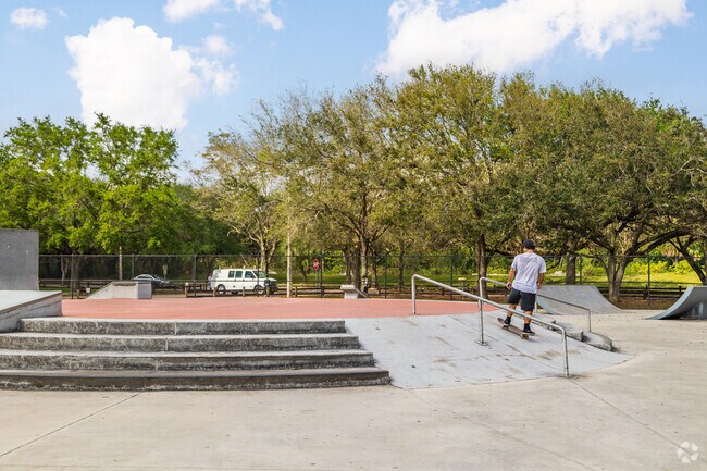 Skate at one of Miami's largest skate park in Kendall Indian Hammock Park, near The Crossings.