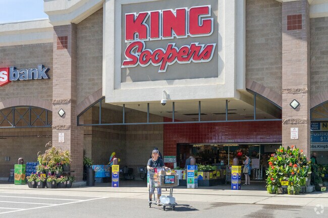 Schlagel residents can grab their groceries at the local King Soopers.