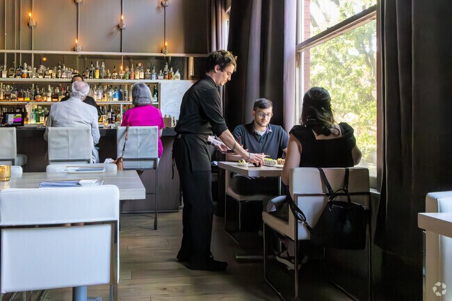 North Downtown is home to Ten Sushi, who is owned by the manager of Dave Matthews Band.