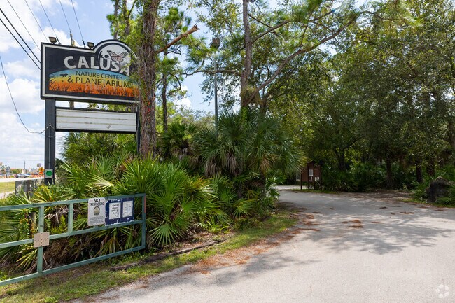 Calusa Natural area is a large green preserve with a Planetarium on site.