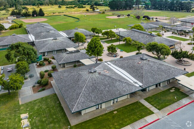 Carmel Middle School can be found right on the beach.