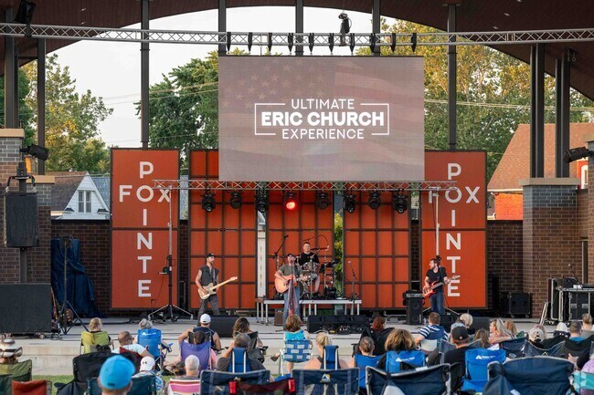 Fox Pointe in Lansing hosts concerts like the Ultimate Eric Church Experience.
