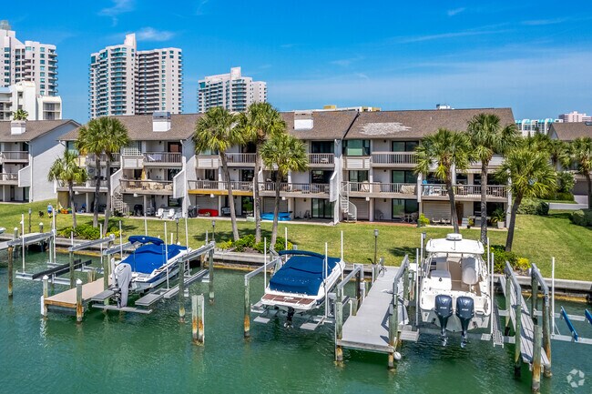If you want something a little bigger than a condo, there is private townhomes in Sand Key.