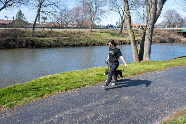 Fairmont has a beautiful area where people can walk along the Des Plaines River.