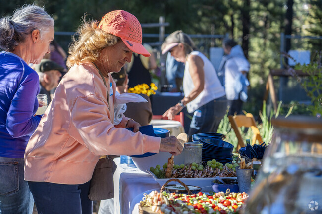 The Slow Summer Soirée provides a nice spread of food and drink that was grown in the garden.