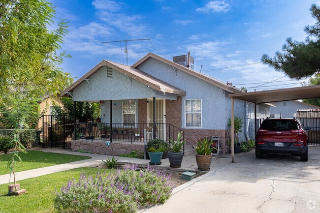 Residents add character to their smaller yards through their landscaping in Homaker Park.