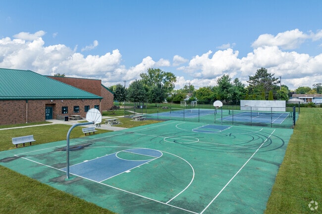 Brentnell Community Center features a basketball court.