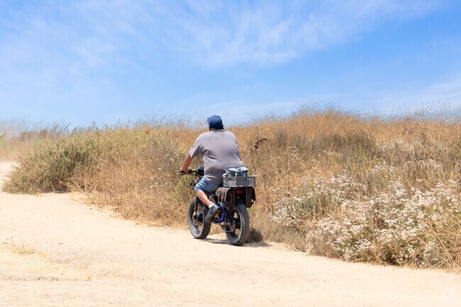 Take your e-bike and head out to the trail behind Fairview Park, in  Westside Costa Mesa.