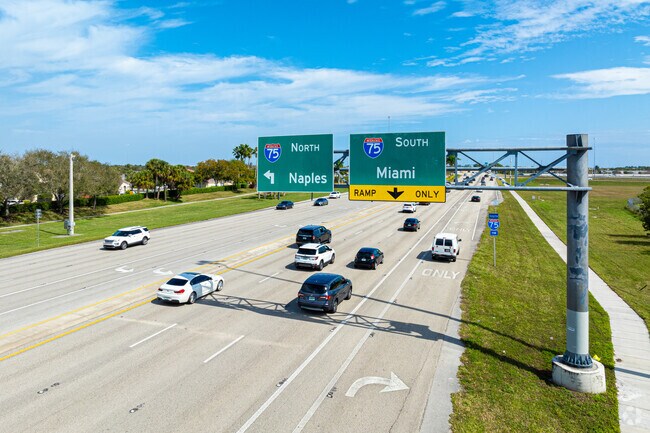 The interstate I-75 is just a few minutes from connecting Pembroke Lakes South to Miami.