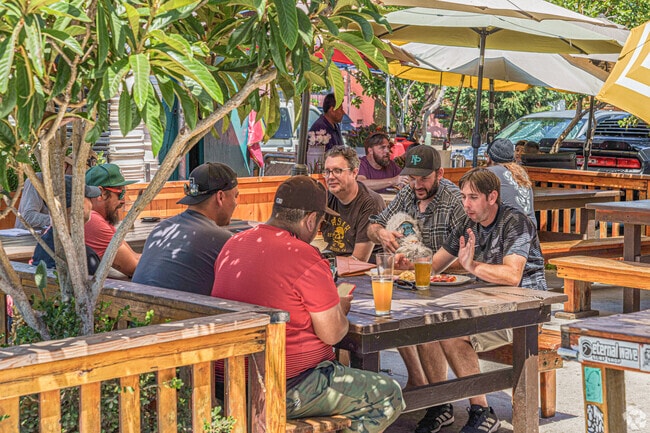 Outdoor dining is popular in Golden Hill.