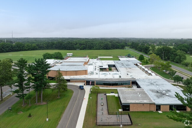 Students attending Northwestern Middle School share in a diverse school environment.