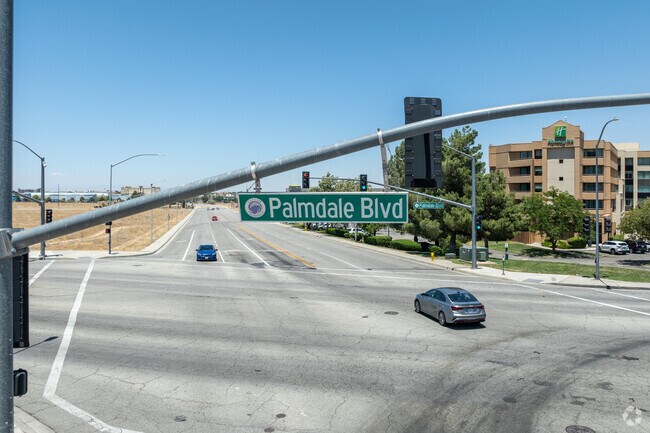 Palmdale Blvd is a prominent route through East Palmdale.