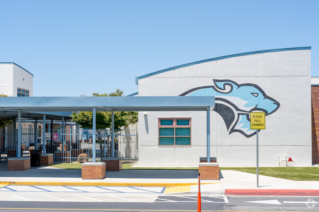 Entrance to South Pointe Middle School in the city of Walnut, Ca.