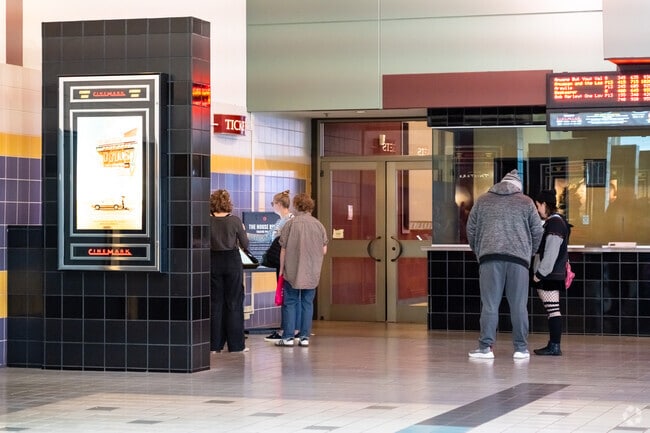 Residents of North Springfield can catch the latest movies at nearby Cinemark theater.