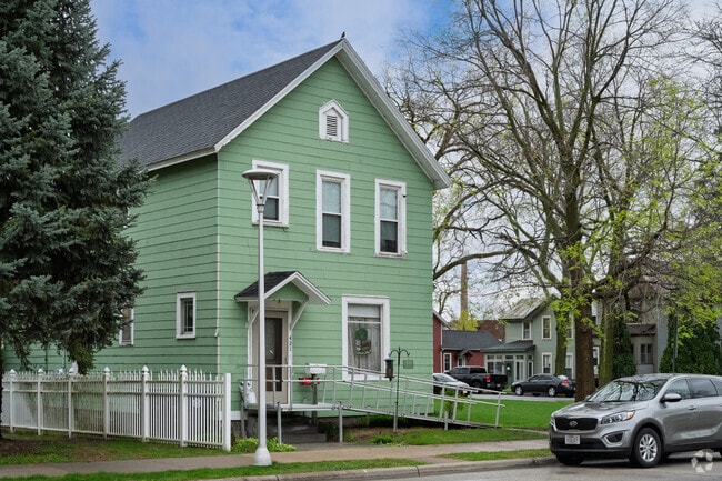 Two-story homes with a gabled roof offer plenty of space for most families in Washburn.